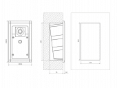 2N EntryCom IP Safety - Installationszeichnung