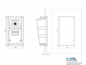 2N EntryCom a/b Safety - Hohlwandmontage