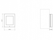 2N EntryCom IP Verso - 1 Modul Aufputzmontage