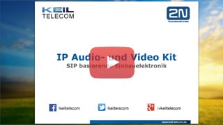 Webinar zum 2N Audio- und Video-Kit